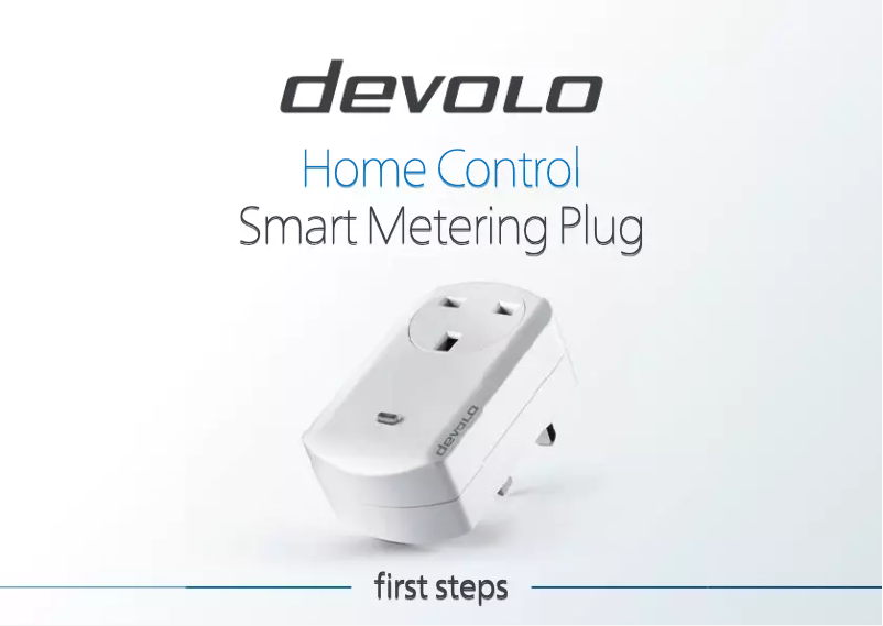 Página 1 del manual Manual de usuario Devolo Home Control Smart Metering Plug 9807