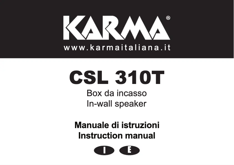 Imagen de la primera página del manual del dispositivo CSL 310T