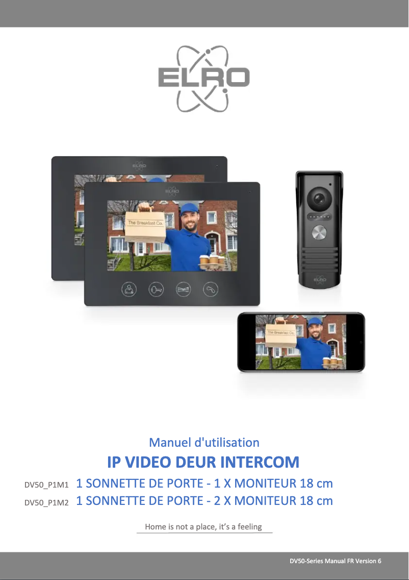 Imagen de la primera página del manual del dispositivo DV50-P1M2