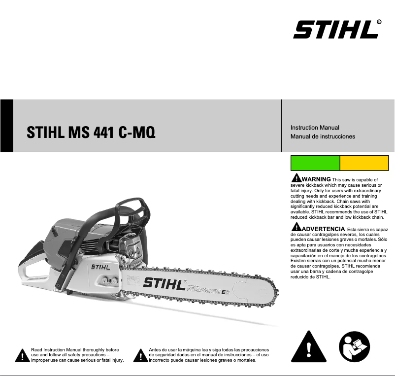 Página 1 del manual Manual de usuario Stihl MS 441 C-MQ