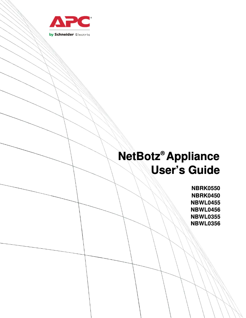 Página 1 del manual Manual de usuario APC NetBotz Room Monitor 355