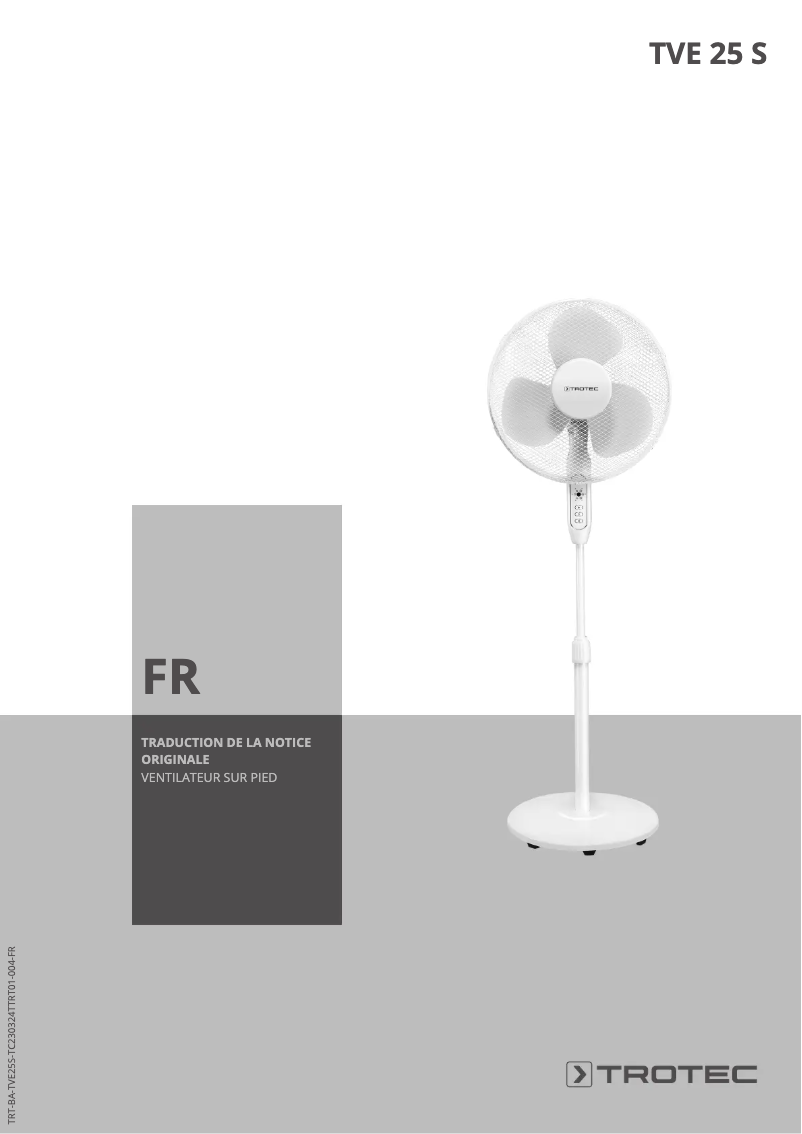 Página nº 1 - Manual de usuario Trotec TVE 25 S