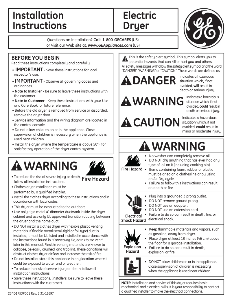 Imagen de la primera página del manual del dispositivo GTDS850EDWS