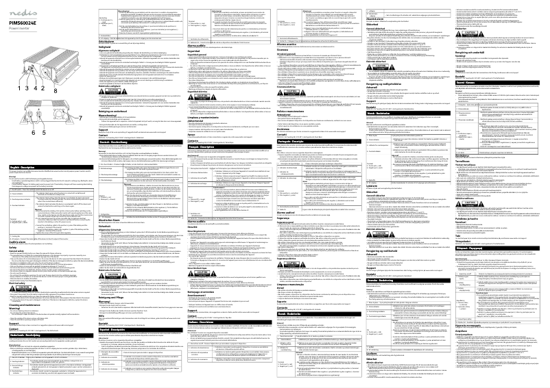 Imagen de la primera página del manual del dispositivo PIMS60024E