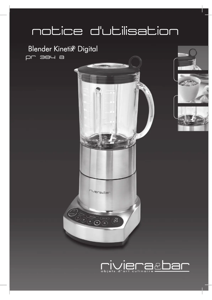 Página 1 del manual Manual de usuario Riviera & Bar PR 384 A