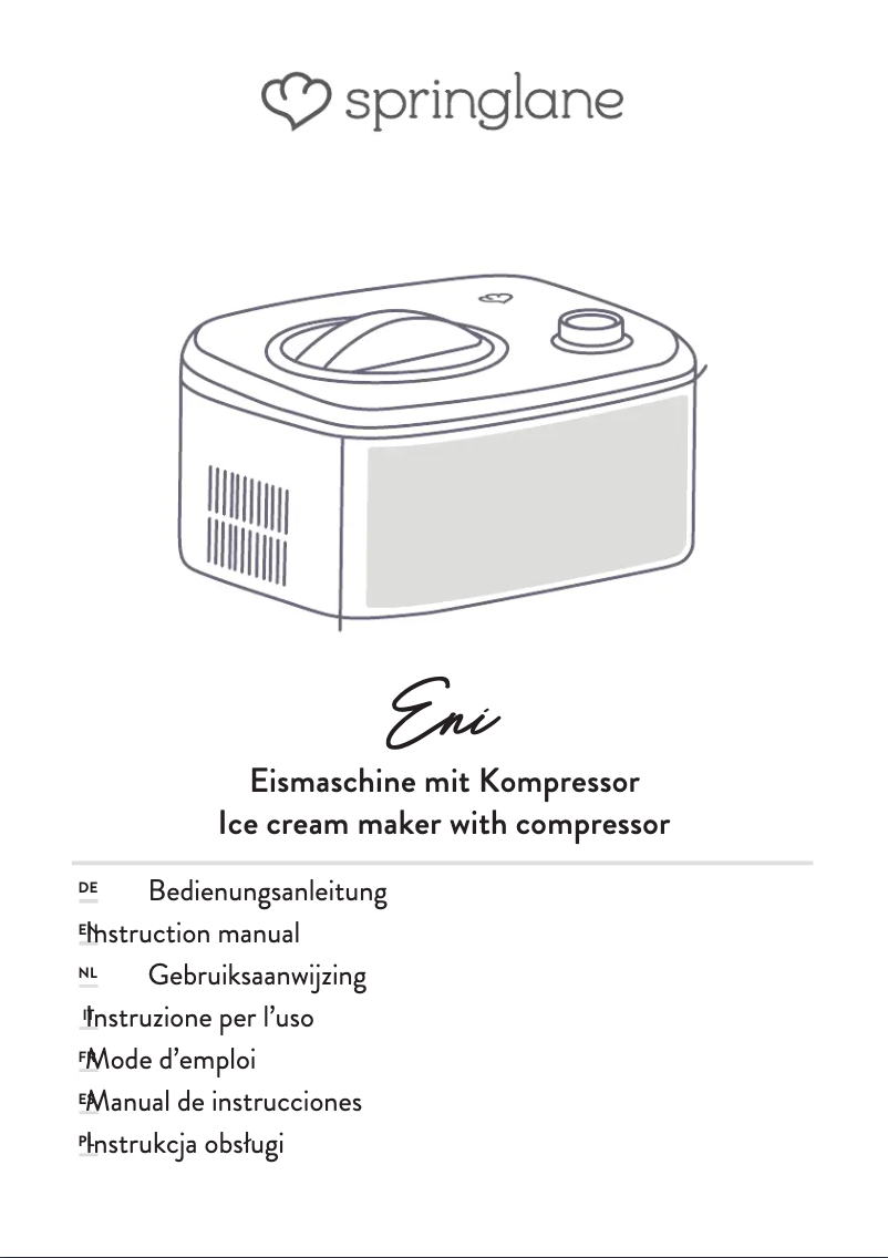 Página 1 del manual Manual de usuario Springlane Eni
