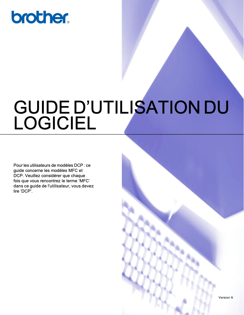 Imagen de la primera página del manual del dispositivo DCP-330C