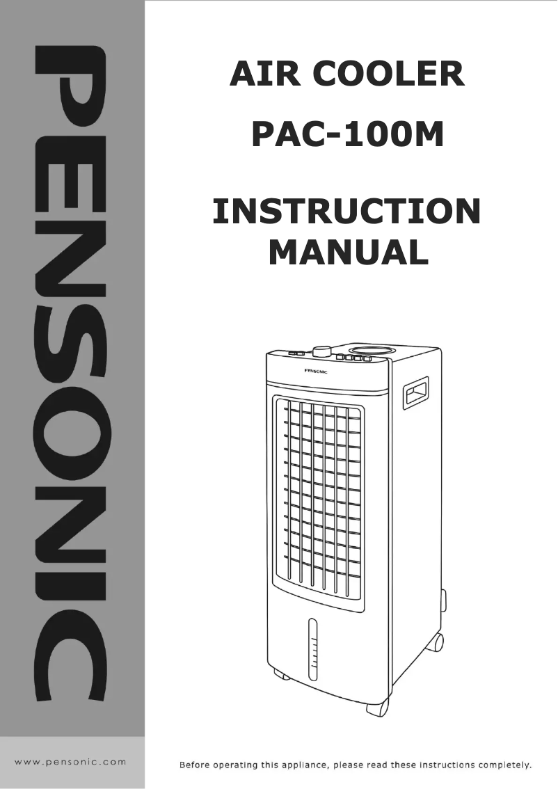 Página 1 del manual Manual de usuario Pensonic PAC-100M