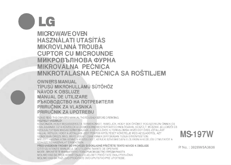 Página 1 del manual Manual de usuario LG MS-197W