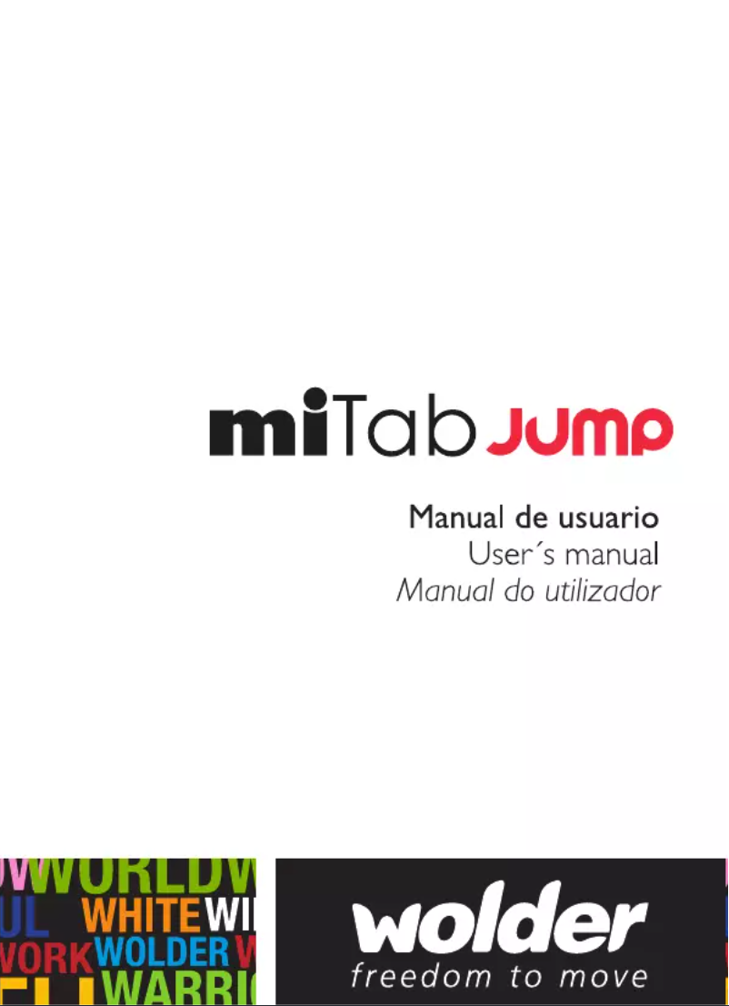 Imagen de la primera página del manual del dispositivo MiTab Jump