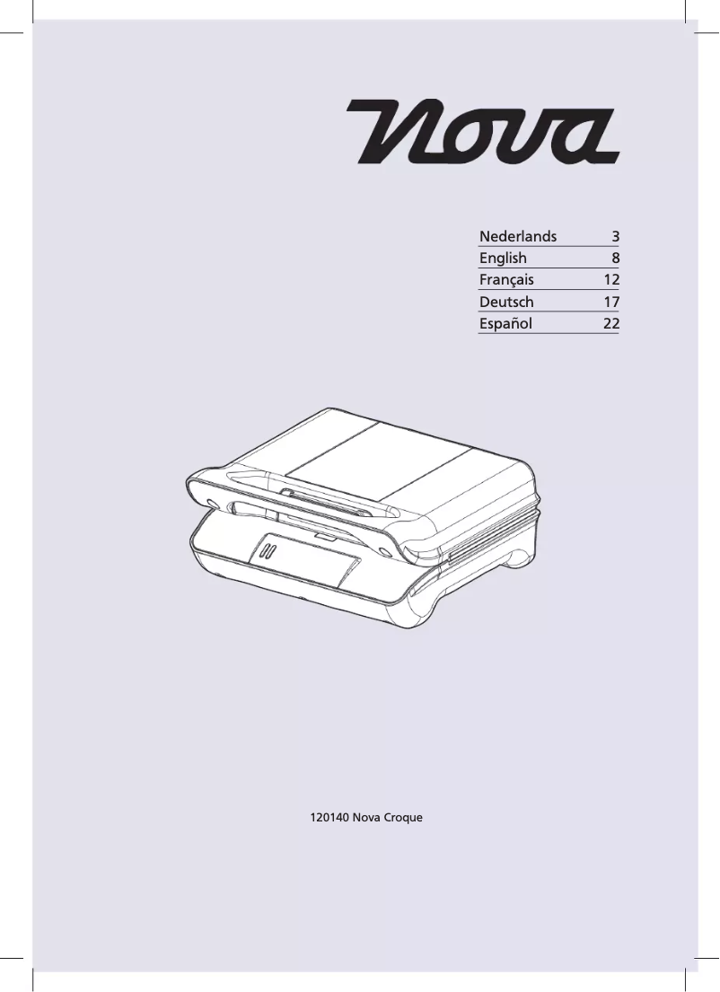 Página nº 1 - Manual de usuario Nova 120140