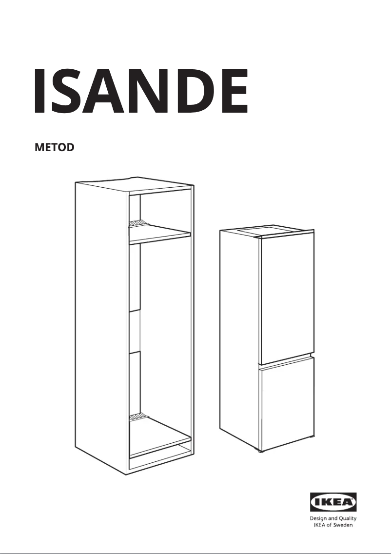 Página 1 del manual Manual de usuario Ikea ISANDE 905.527.37