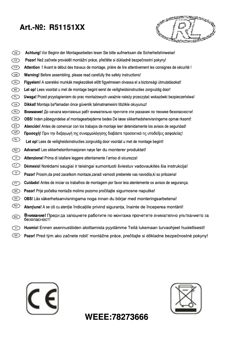 Imagen de la primera página del manual del dispositivo Tommy 1