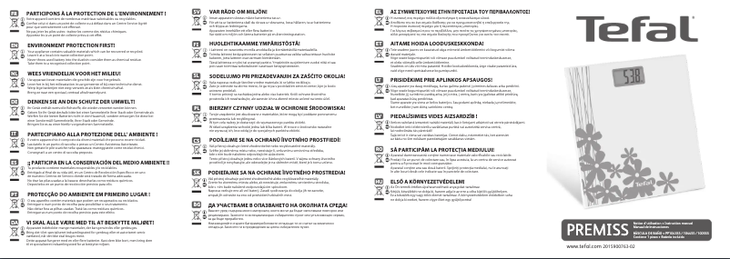 Imagen de la primera página del manual del dispositivo Premiss PP1040