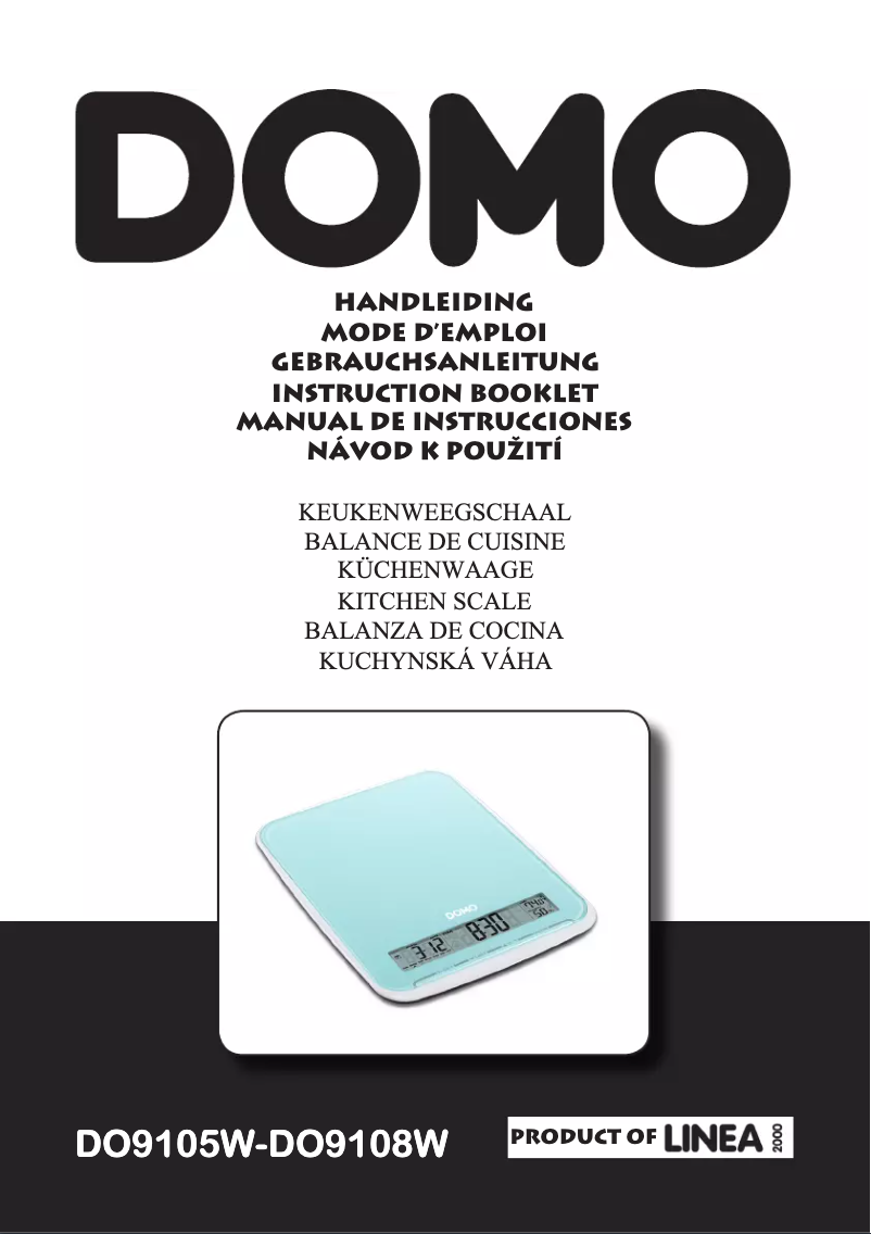 Imagen de la primera página del manual del dispositivo DO9105W