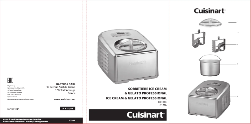 Imagen de la primera página del manual del dispositivo ICE100E