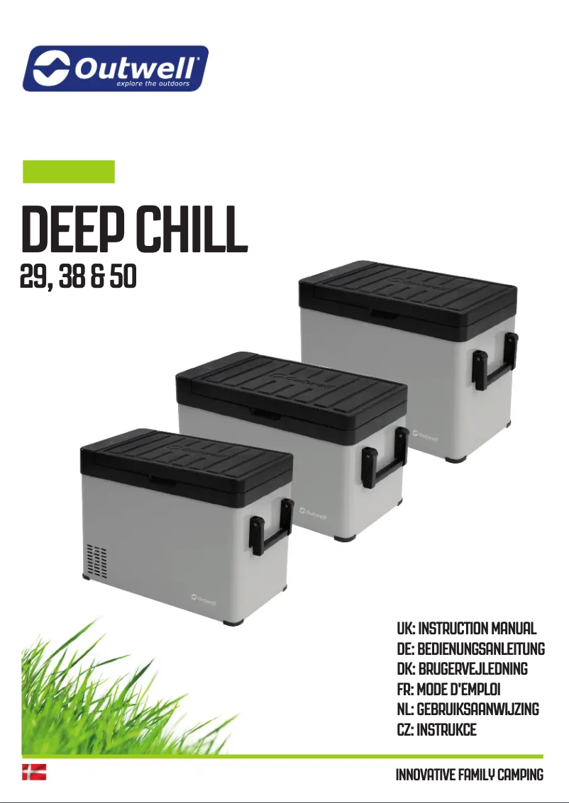 Imagen de la primera página del manual del dispositivo Deep Chill