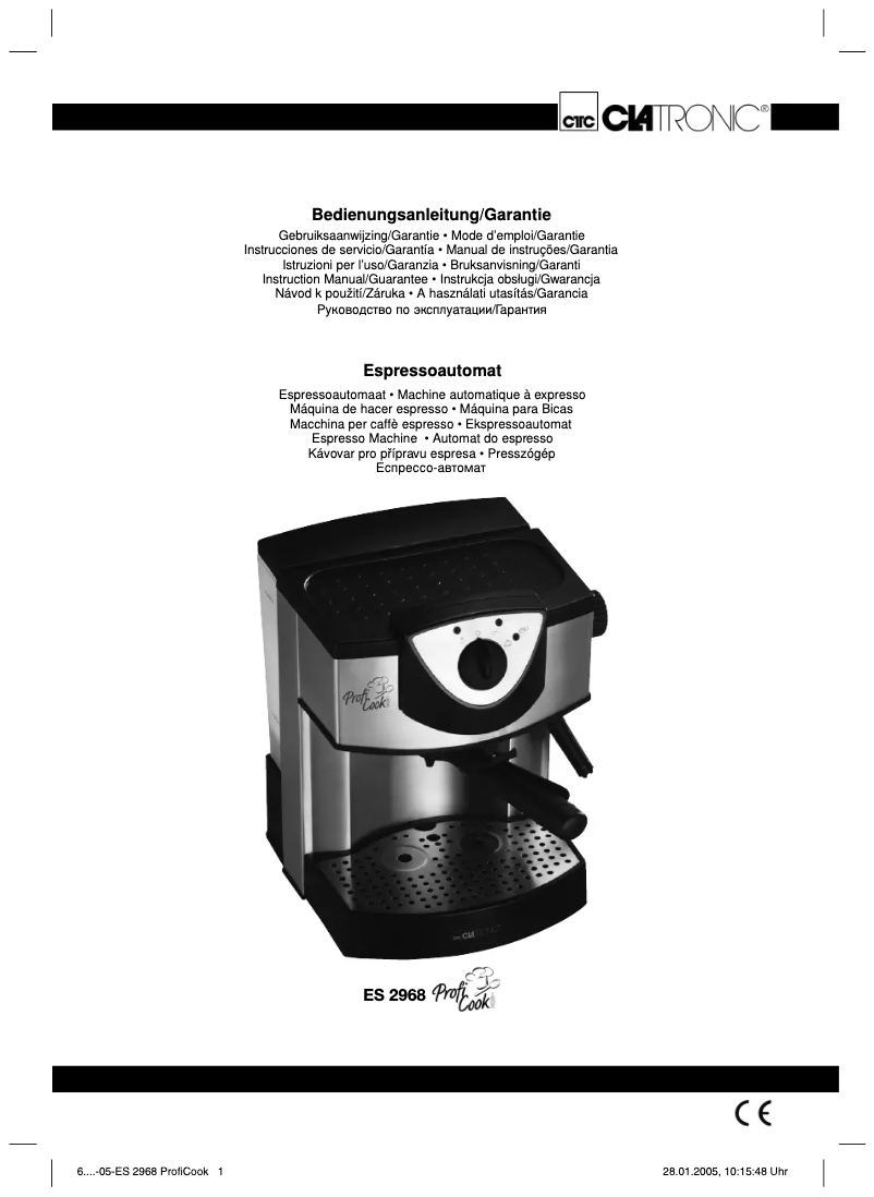 Imagen de la primera página del manual del dispositivo PC-KA 1010