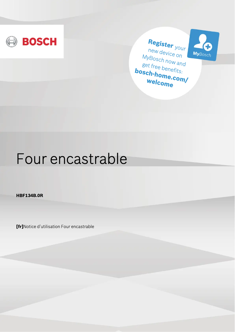 Imagen de la primera página del manual del dispositivo HBF134BS0R