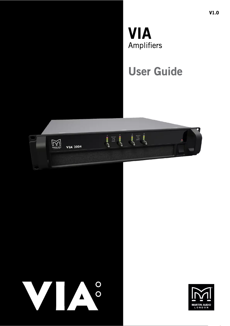 Imagen de la primera página del manual del dispositivo VIA 5002