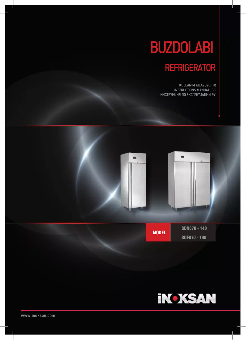 Página 1 del manual Manual de usuario Inoksan SDF070