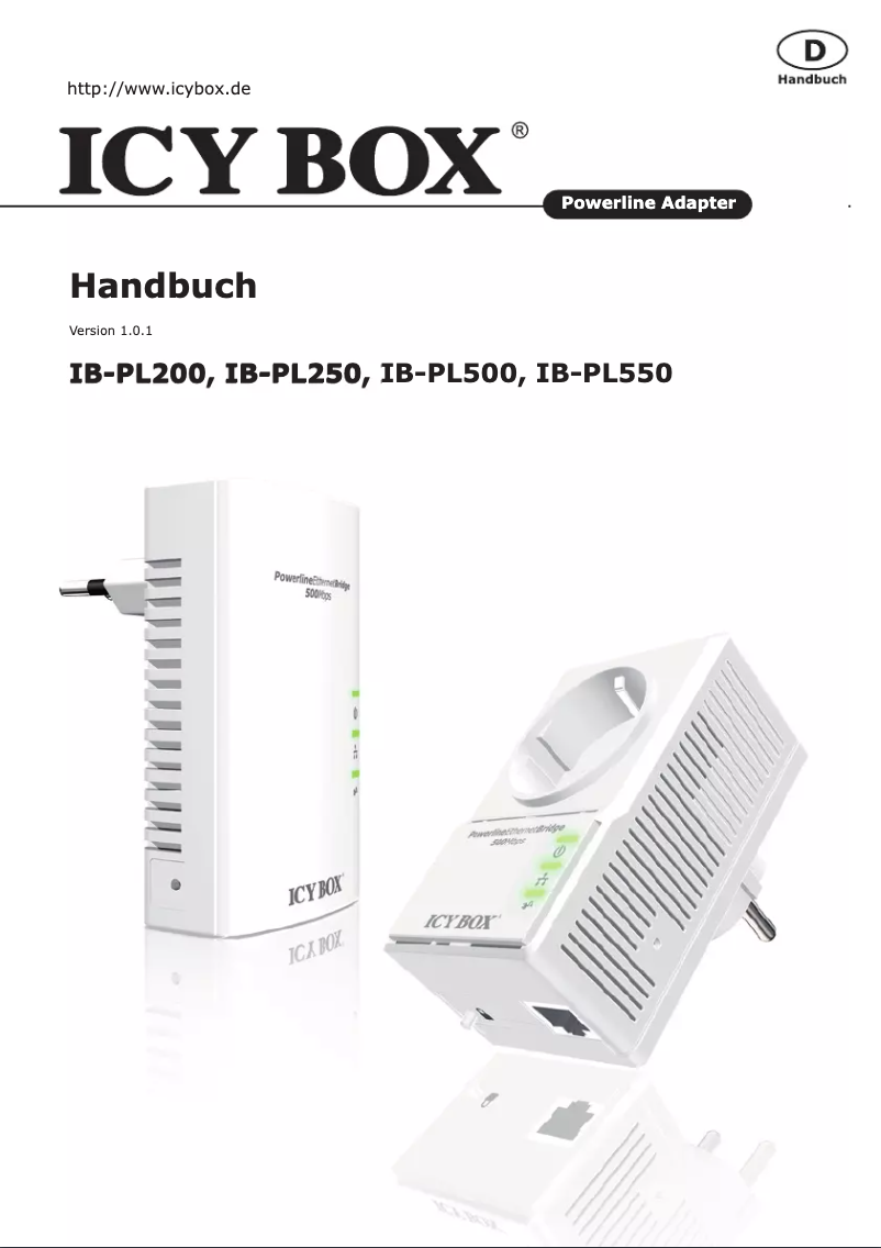 Imagen de la primera página del manual del dispositivo IB-PL500D
