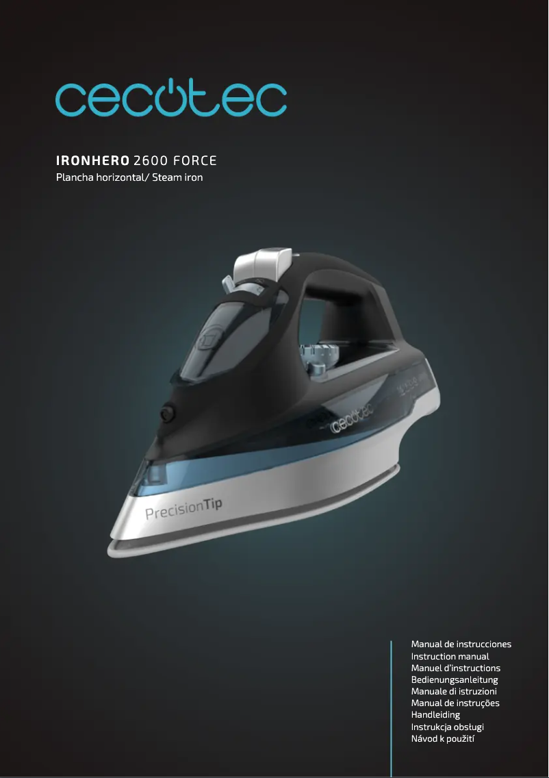 Imagen de la primera página del manual del dispositivo IronHero 2600 Force