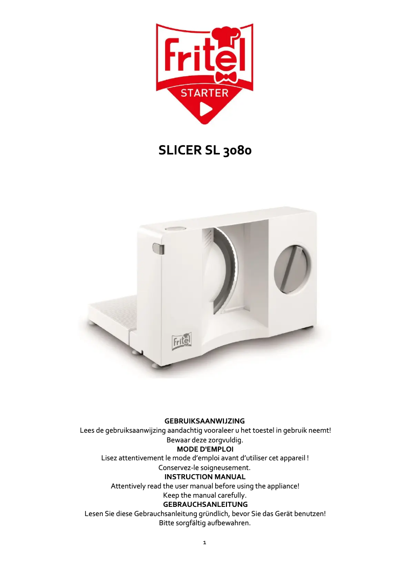 Imagen de la primera página del manual del dispositivo SL 3080