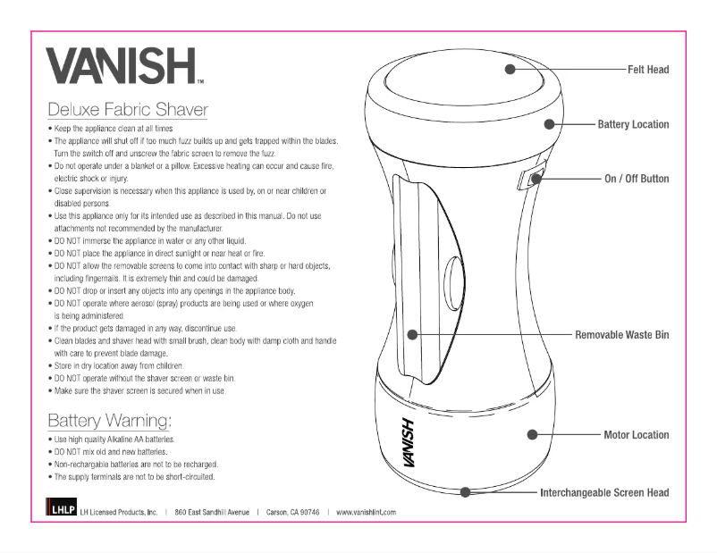 Imagen de la primera página del manual del dispositivo DELUXE