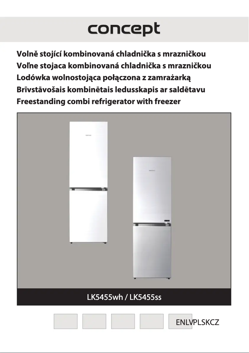 Imagen de la primera página del manual del dispositivo LK5455SS