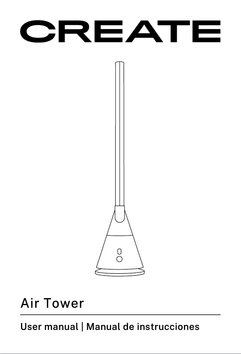 Imagen de la primera página del manual del dispositivo Air Tower