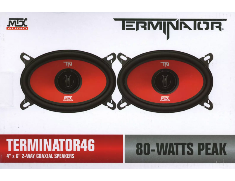 Página 1 del manual Manual de usuario MTX Audio Terminator 46