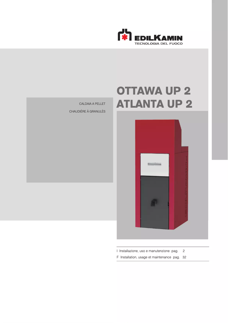 Página 1 del manual Manual de usuario Edilkamin OTTAWA UP 2