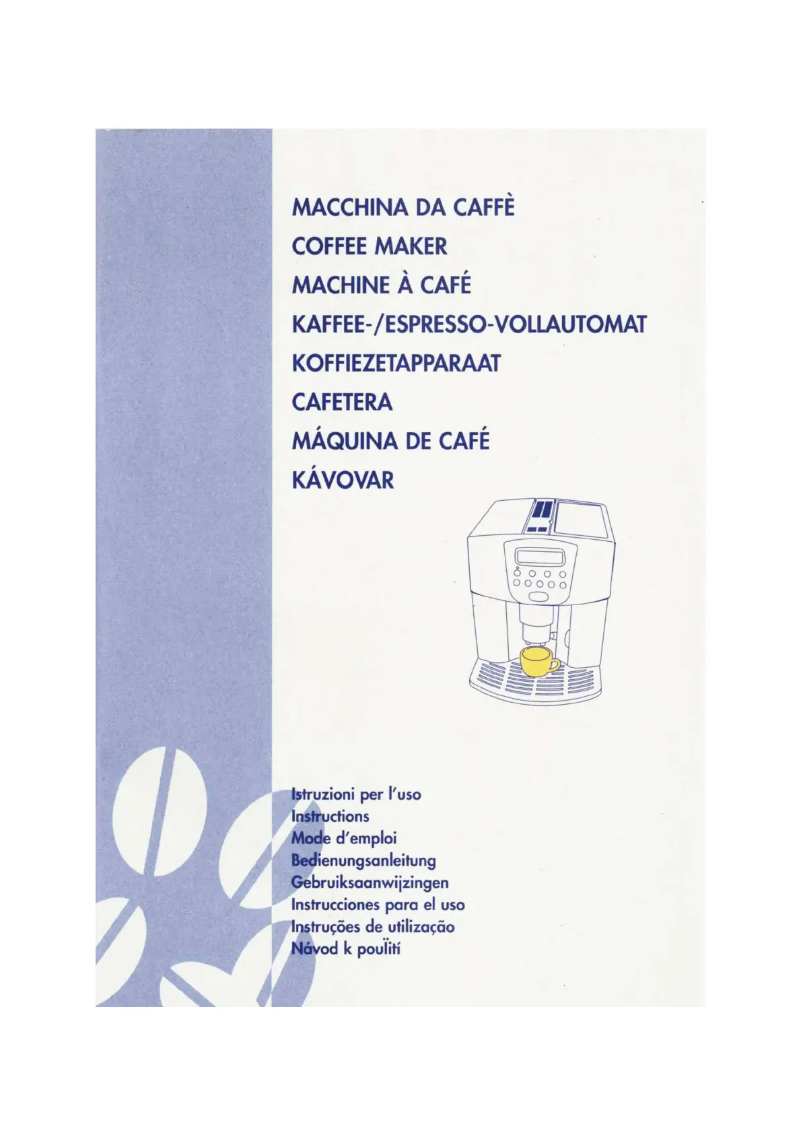 Página nº 1 - Manual de usuario DeLonghi EAM 450