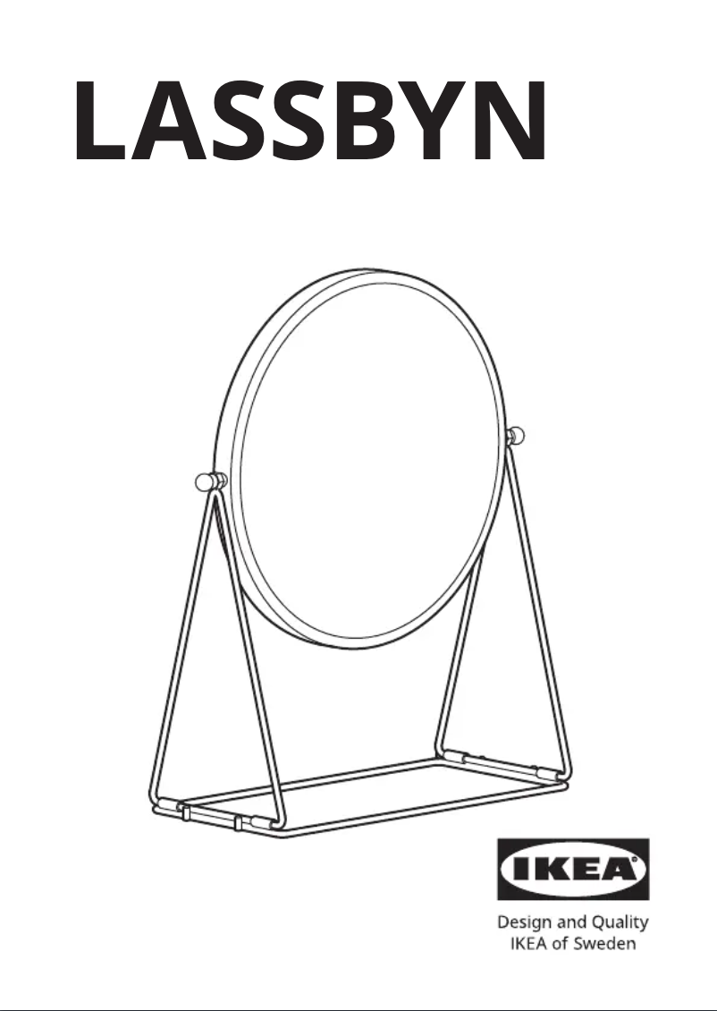 Página 1 del manual Manual de usuario Ikea LASSBYN 705.018.62