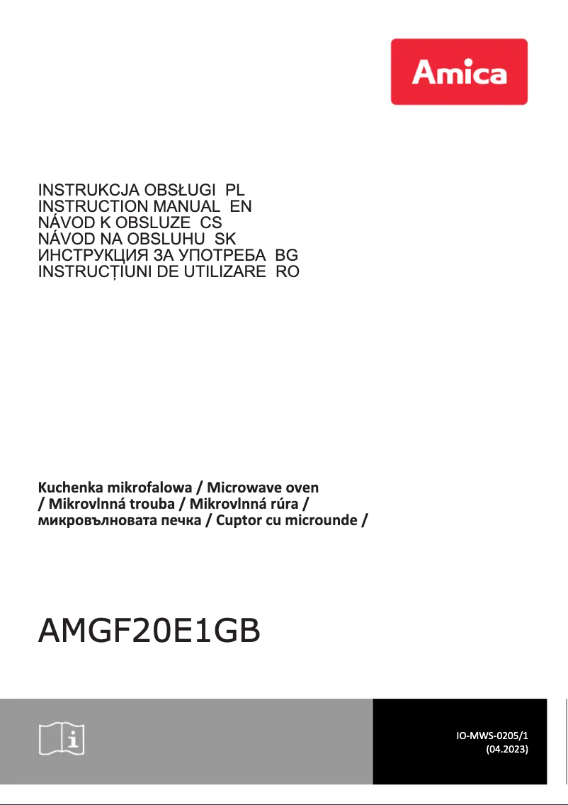 Imagen de la primera página del manual del dispositivo AMGF20E1GB