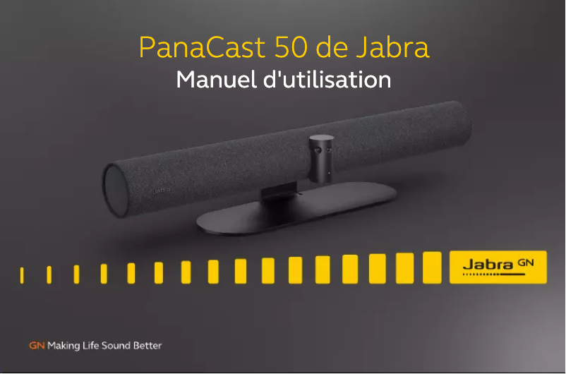 Imagen de la primera página del manual del dispositivo PanaCast 50