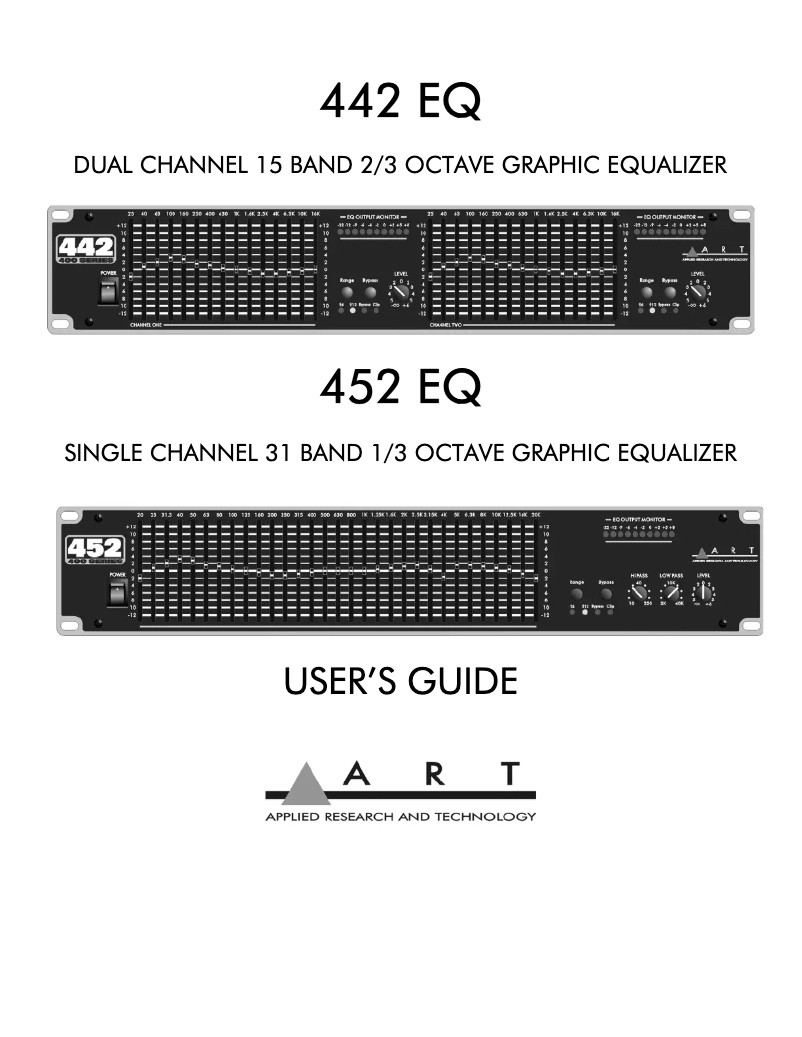 Imagen de la primera página del manual del dispositivo 442