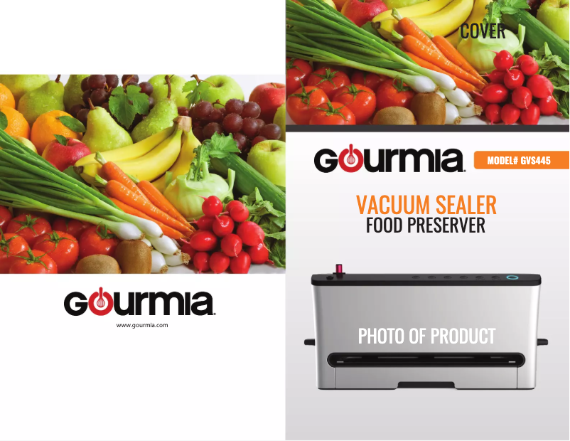 Página nº 1 - Manual de usuario Gourmia GVS445
