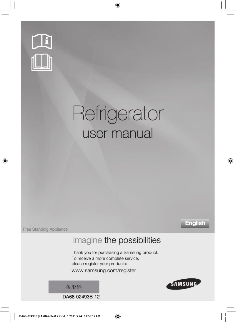 Página 1 del manual Manual de usuario Samsung SR466KLS