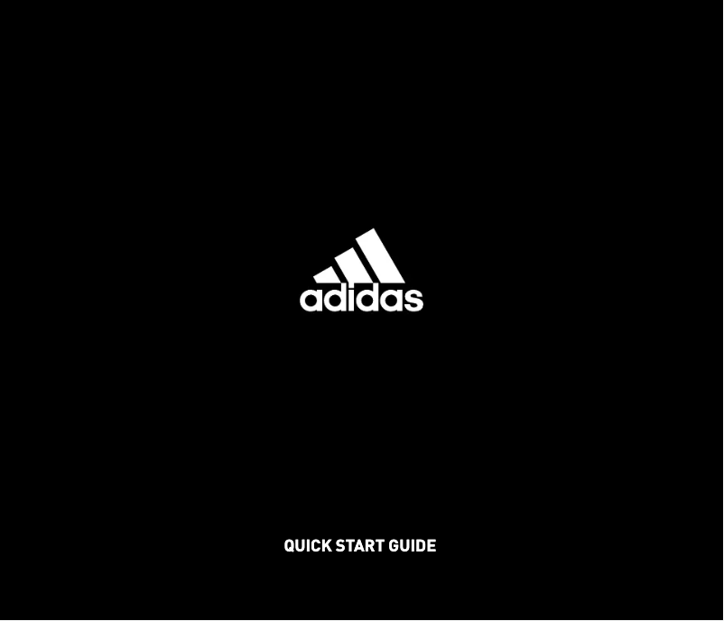 Página 1 del manual Manual de usuario Adidas FWD-01