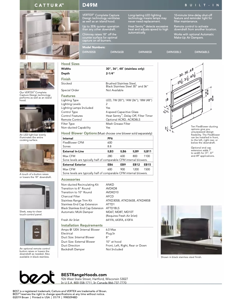 Imagen de la primera página del manual del dispositivo D49M30BLS