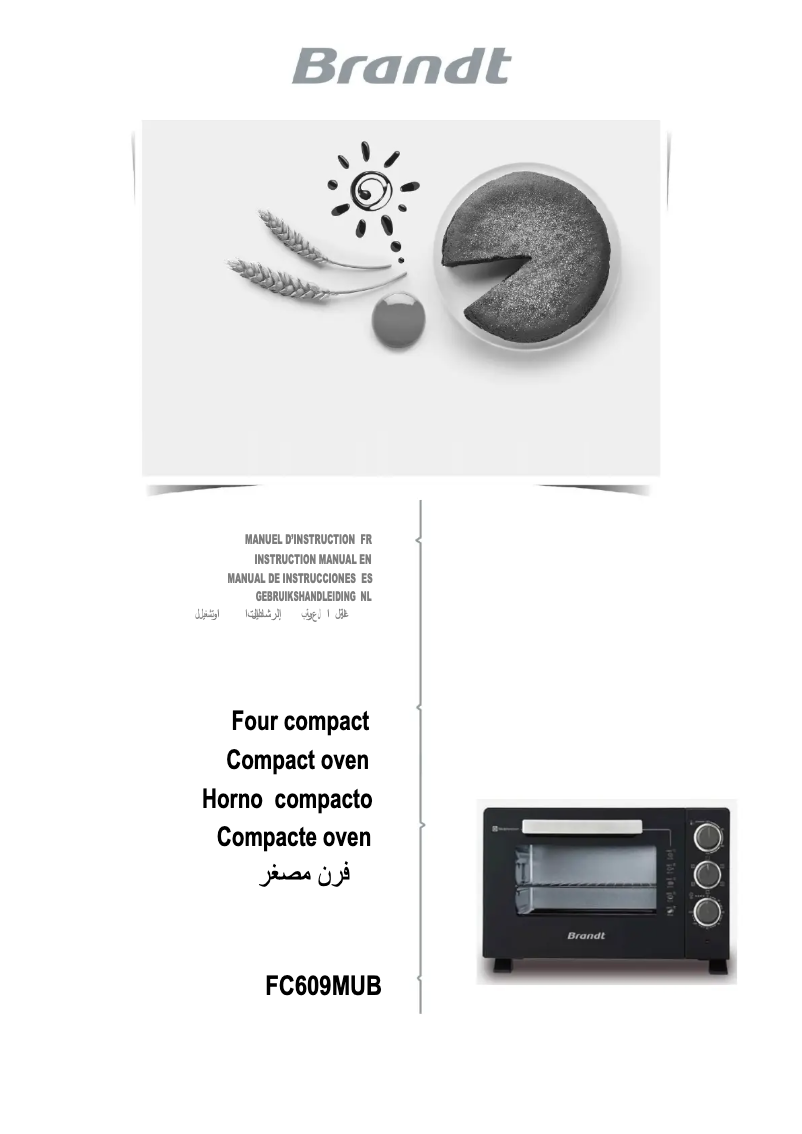 Imagen de la primera página del manual del dispositivo FC609MUB
