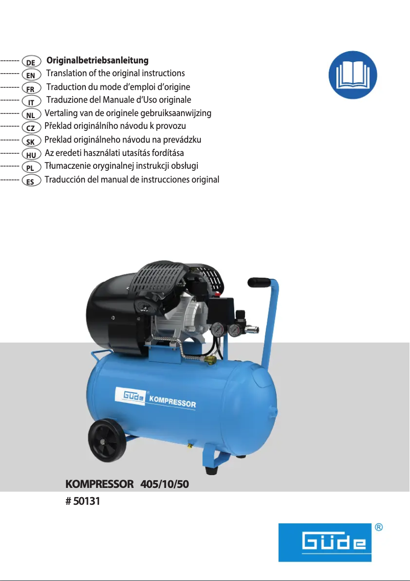 Imagen de la primera página del manual del dispositivo 405/10/50