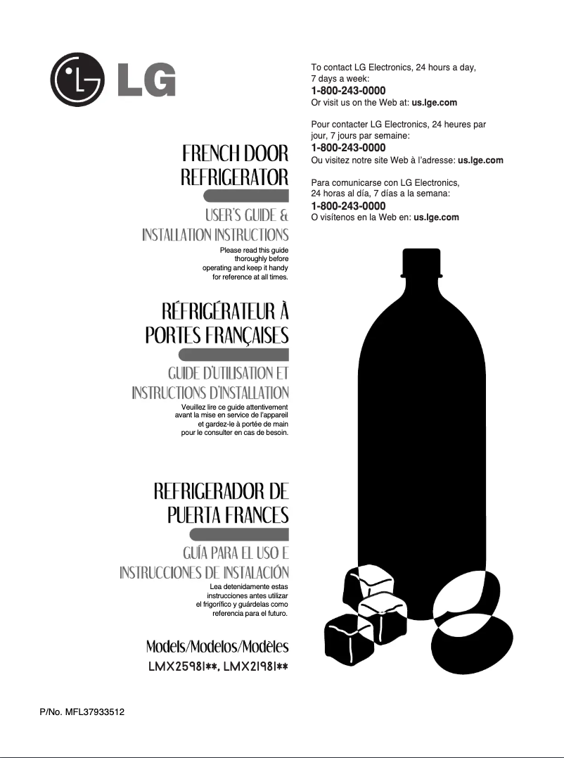 Imagen de la primera página del manual del dispositivo LMX25981SB