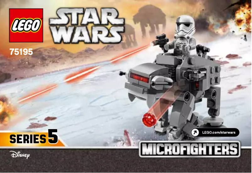 Imagen de la primera página del manual del dispositivo Star Wars 75195