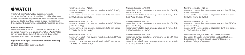 Página 1 del manual Manual de usuario Apple Watch SE