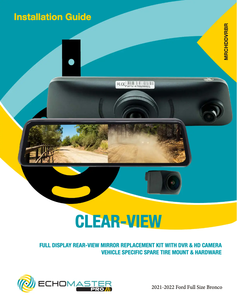 Página nº 1 - Manual de usuario EchoMaster Clear-View MRCHDDVRBR