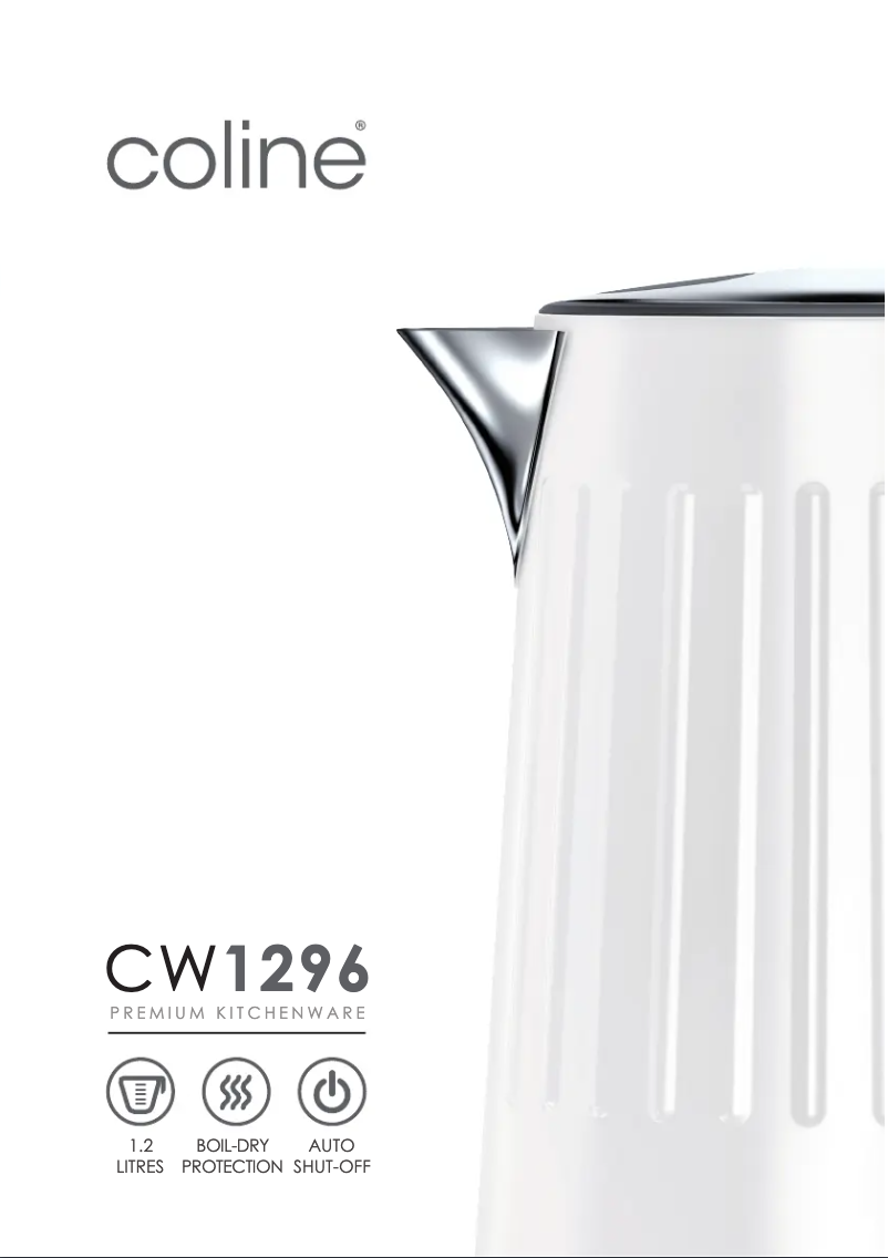 Imagen de la primera página del manual del dispositivo CW1296