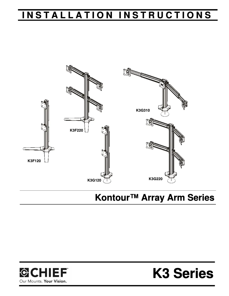 Imagen de la primera página del manual del dispositivo Kontour K3F220B